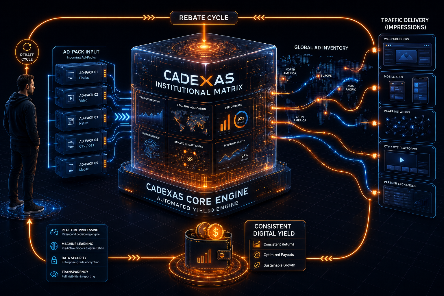 Cadexas System Architecture Infographic Flow
